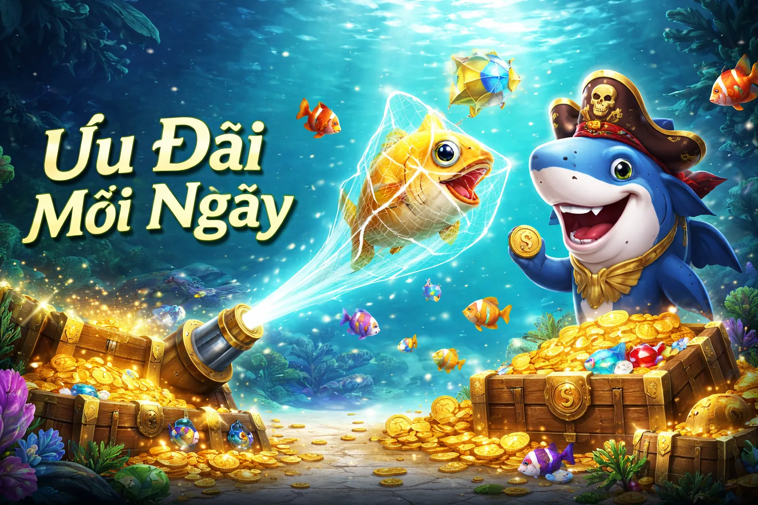 Hình nền game bắn cá đổi thưởng qua momo